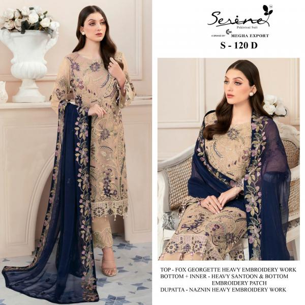 Serine S 120 Latest Georgette Designer Pakistani Suit Collection